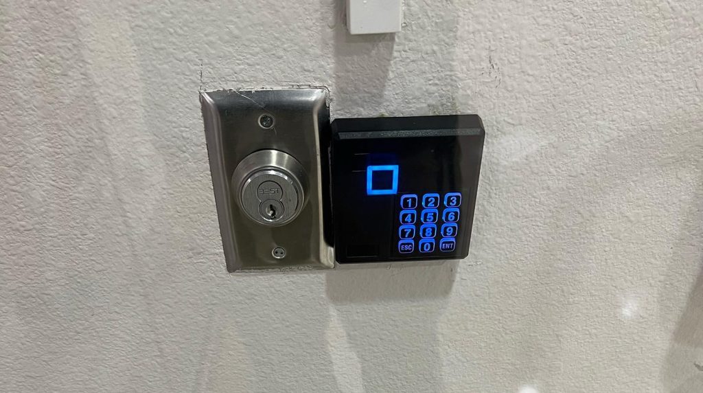 Access control installation during network upgrade project